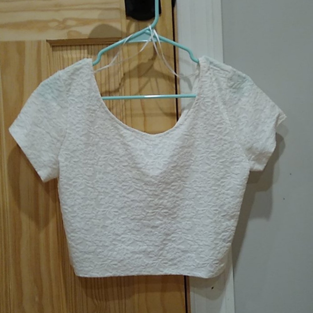 H&M floral cropped top